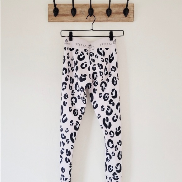 🔥🔥HOST PIC🔥🔥Adidas Stella McCartney Pink Leopard Print Leggings - Picture 4 of 14